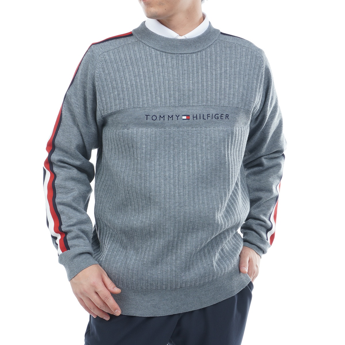 トミーヒルフィガー　ゴルフ　トレーナー　Vネック　プルオーバー　ニット　ウェア TOMMY HILFIGER GOLF トミーヒルフィガーゴルフ セーター