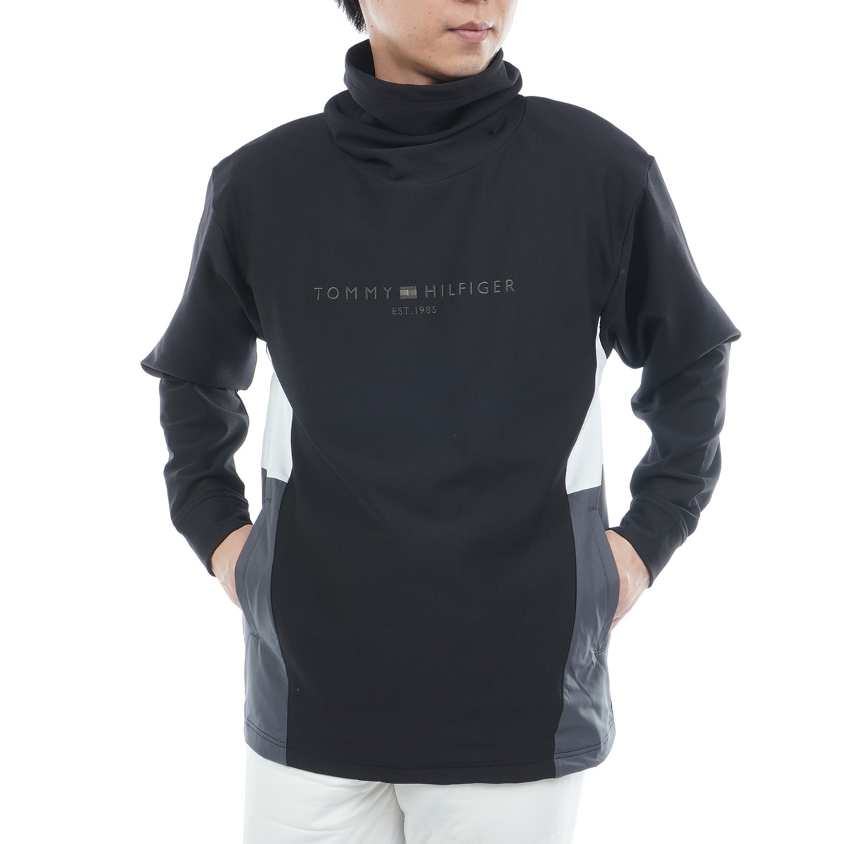 ネックウォーマー付き スウェット(中間着(セーター、トレーナー