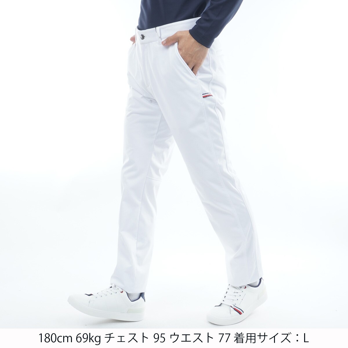 ストレッチ ウインドプルーフ テーパードパンツ(ロングパンツ)|TOMMY