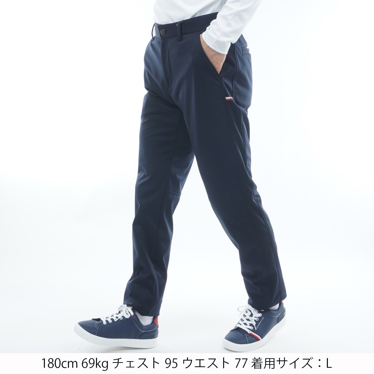 ストレッチ ウインドプルーフ テーパードパンツ(ロングパンツ)|TOMMY