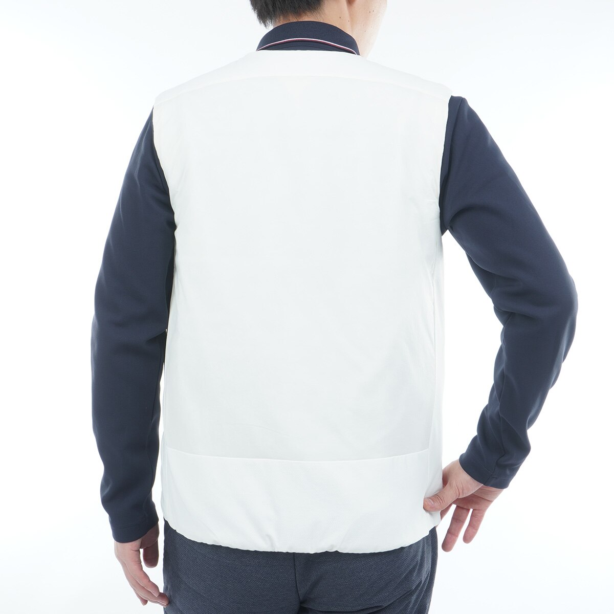 【新品・未使用】トミー ヒルフィガー ゴルフ /ストレッチ ノーカラー中綿ベスト ストレッチ ノーカラー中綿ベスト(ベスト)|TOMMY HILFIGER GOLF(トミー