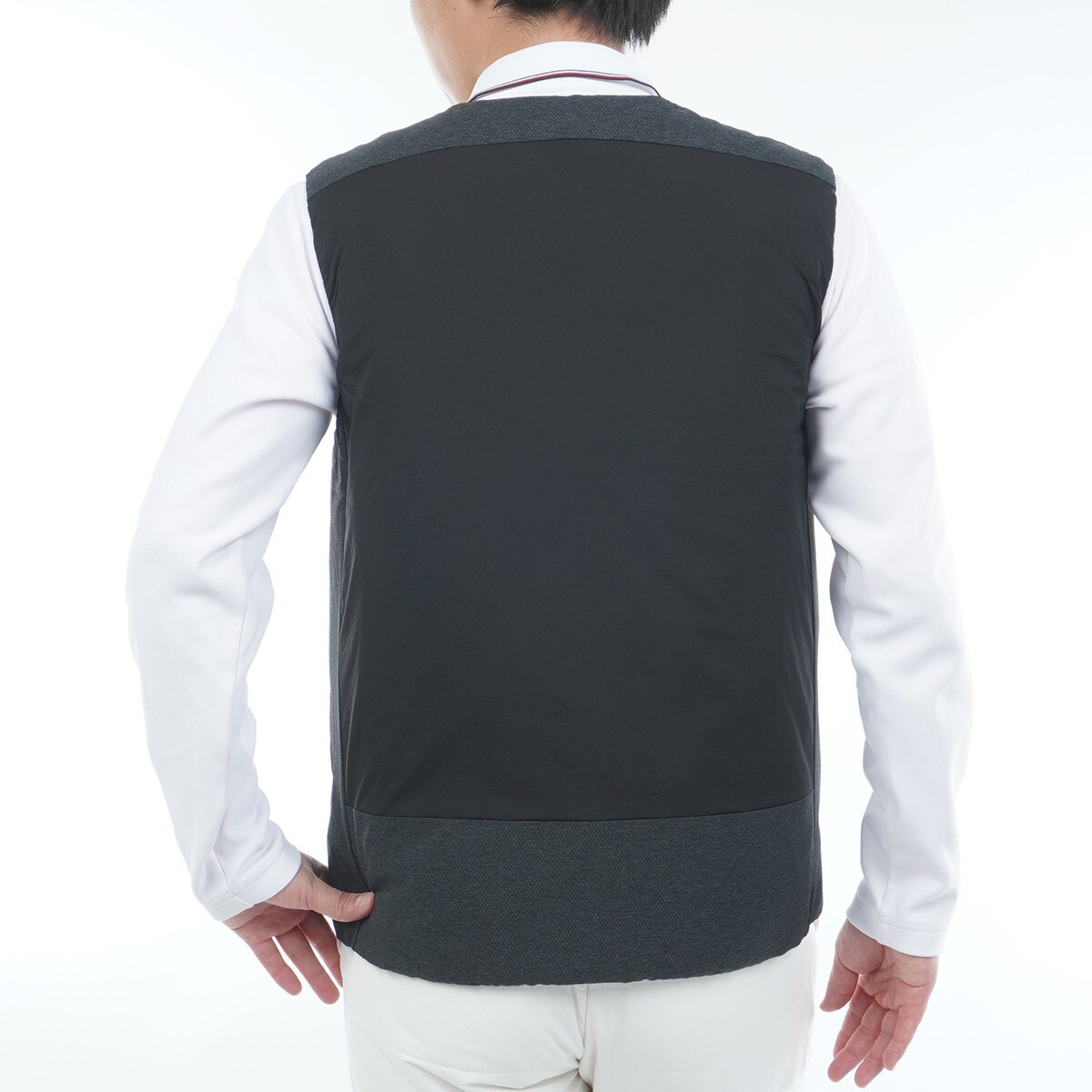 【新品・未使用】トミー ヒルフィガー ゴルフ /ストレッチ ノーカラー中綿ベスト ストレッチ ノーカラー中綿ベスト(ベスト)|TOMMY HILFIGER GOLF(トミー