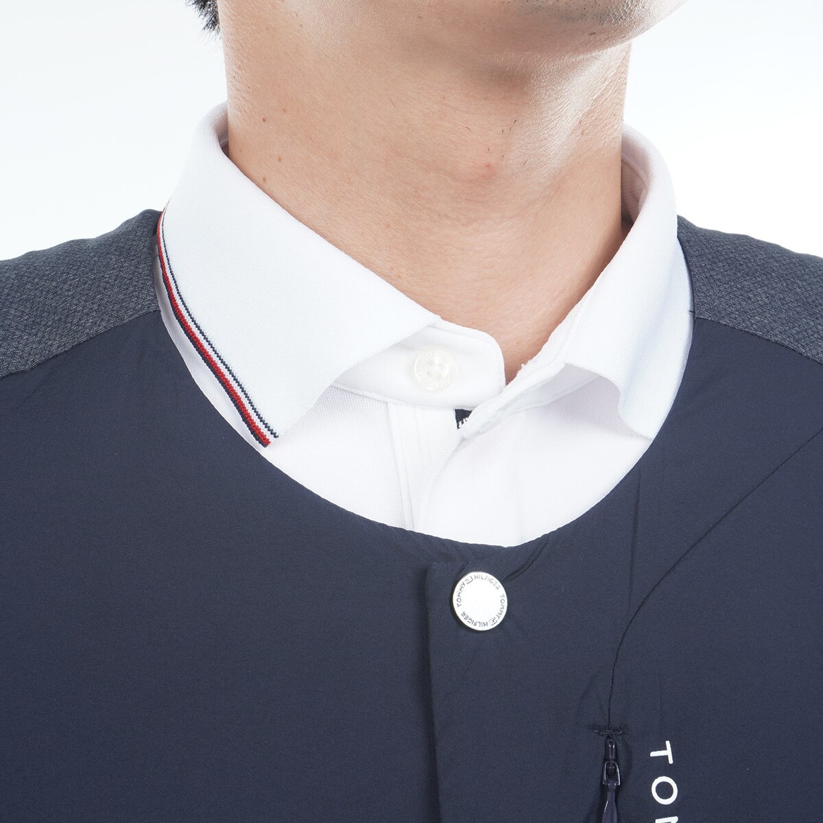 ストレッチ ノーカラー中綿ベスト(ベスト)|TOMMY HILFIGER GOLF(トミー