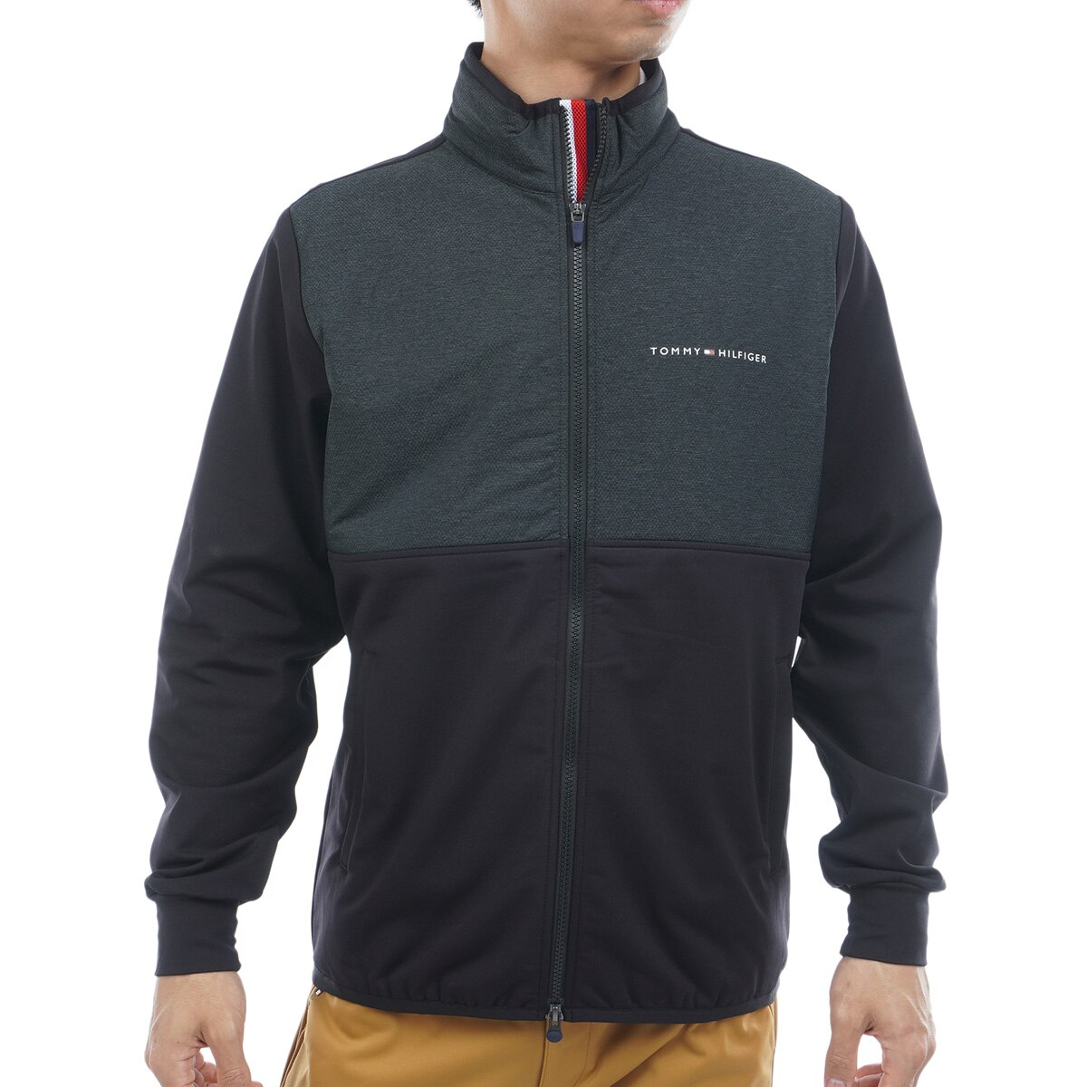 ストレッチ 裏起毛 アクションプリーツ ハイブリッド中綿ジャケット