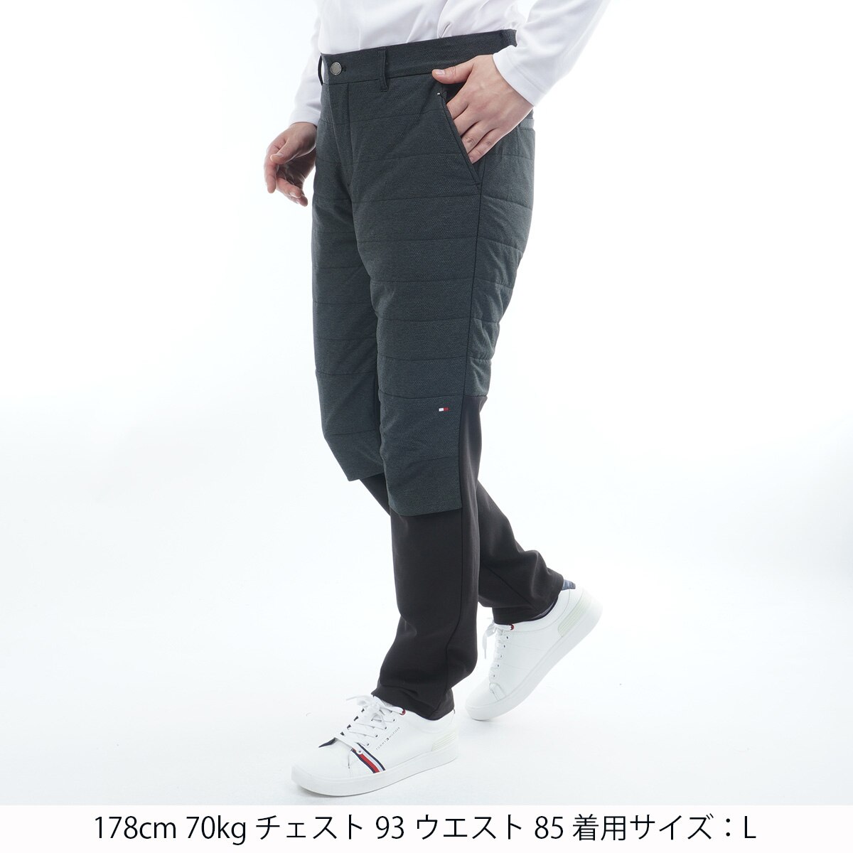 ストレッチ 裏起毛 ハイブリッド 中綿ロングパンツ(ロングパンツ