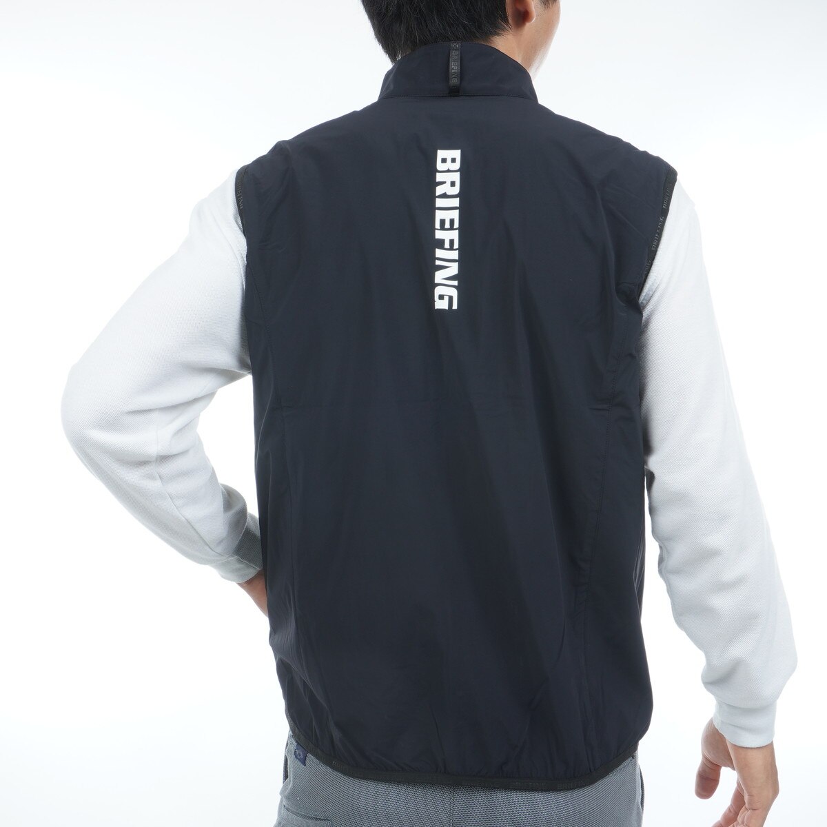 ストレッチ ポケッタブルウインド ベスト(ベスト)|BRIEFING