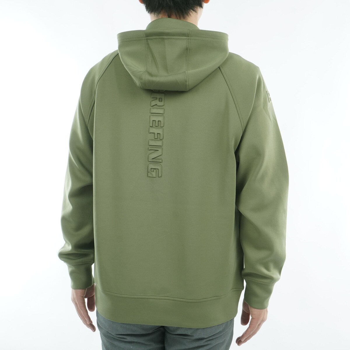 ストレッチ 3D ロゴ パーカー(中間着(セーター、トレーナー))|BRIEFING