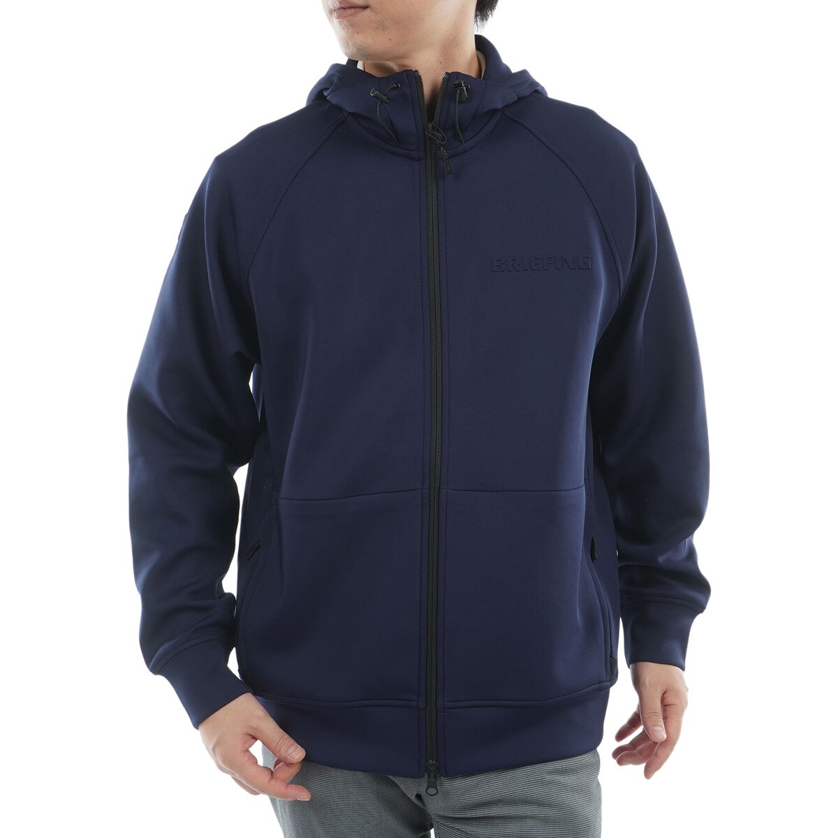 ストレッチ 3D ロゴ パーカー(中間着(セーター、トレーナー))|BRIEFING