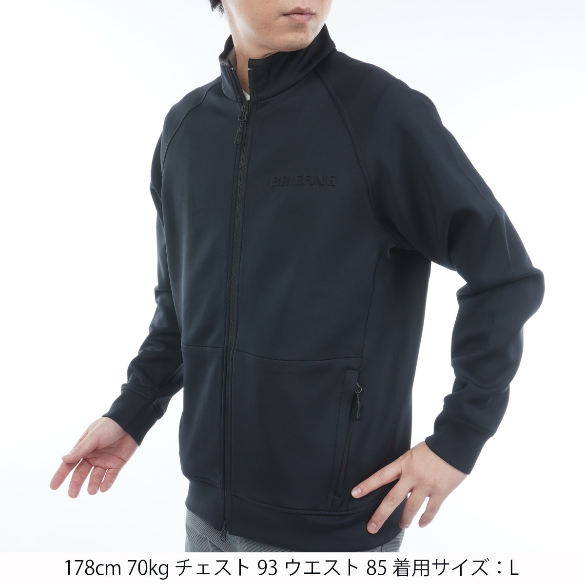 【値下げ中】BRIEFING メンズ　3Dロゴ　フード付きジャケット　 Mサイズ 値下げ中】BRIEFING メンズ 3Dロゴ フード付きジャケット M