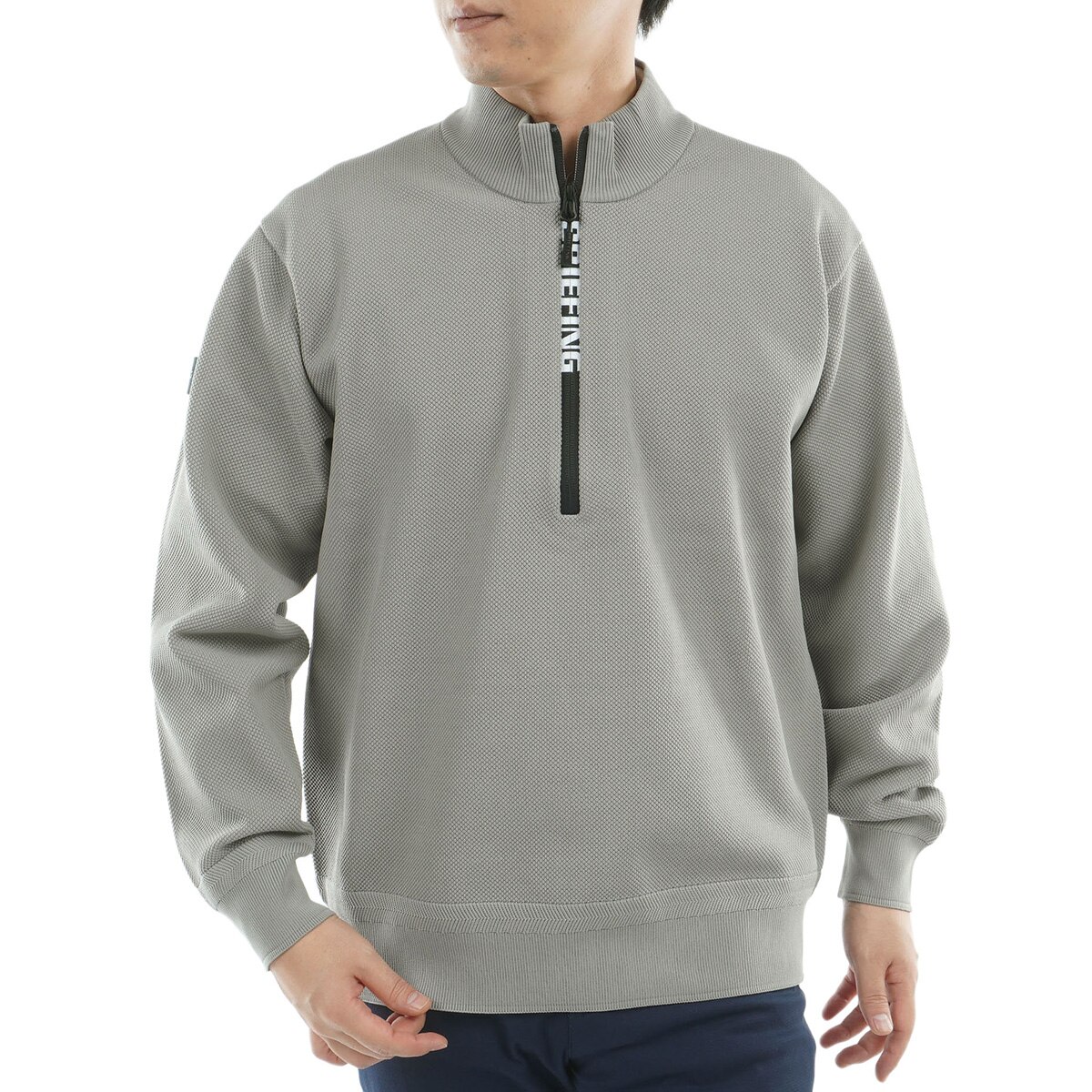 BRIEFING ハーフジップセーター L グレー ブリーフィング セーター 通販｜GDOゴルフショップ