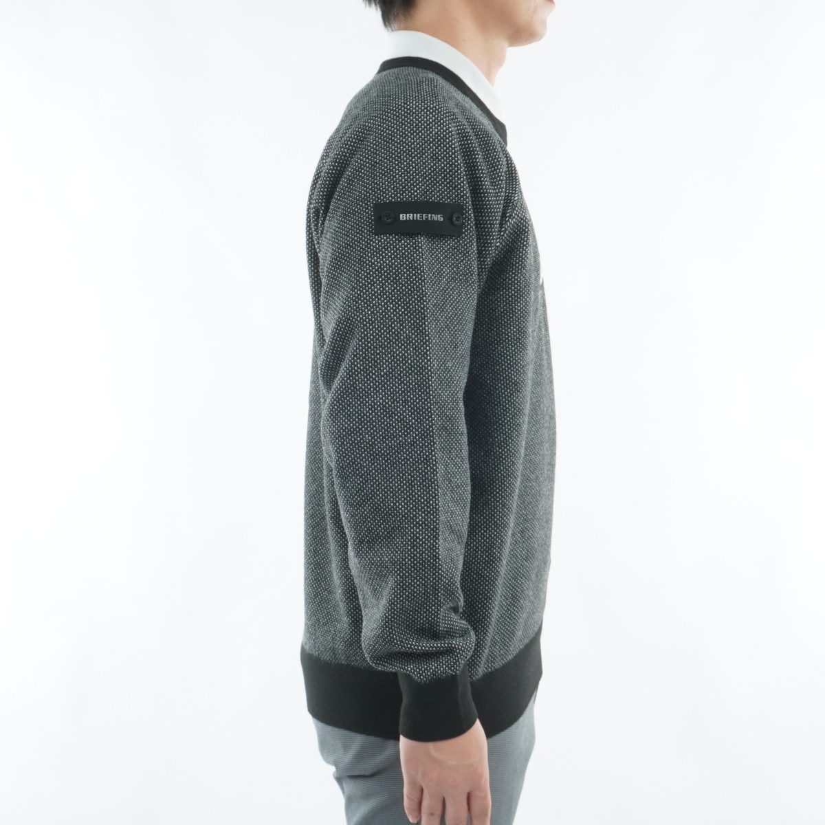 バーズアイ ロゴ クルーネック セーター(中間着(セーター、トレーナー