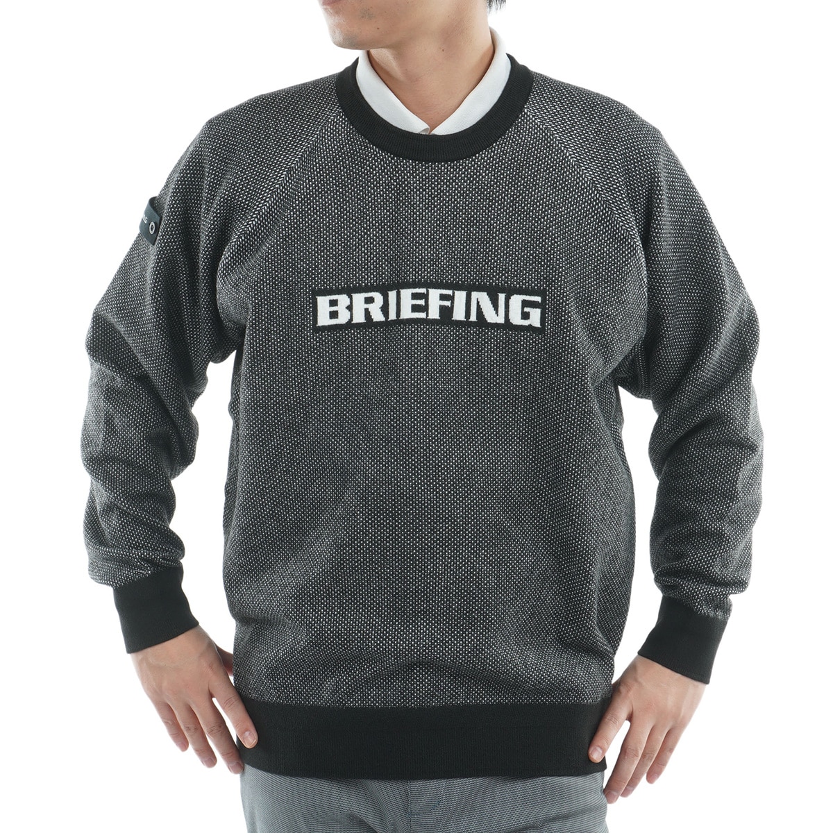 バーズアイ ロゴ クルーネック セーター(中間着(セーター