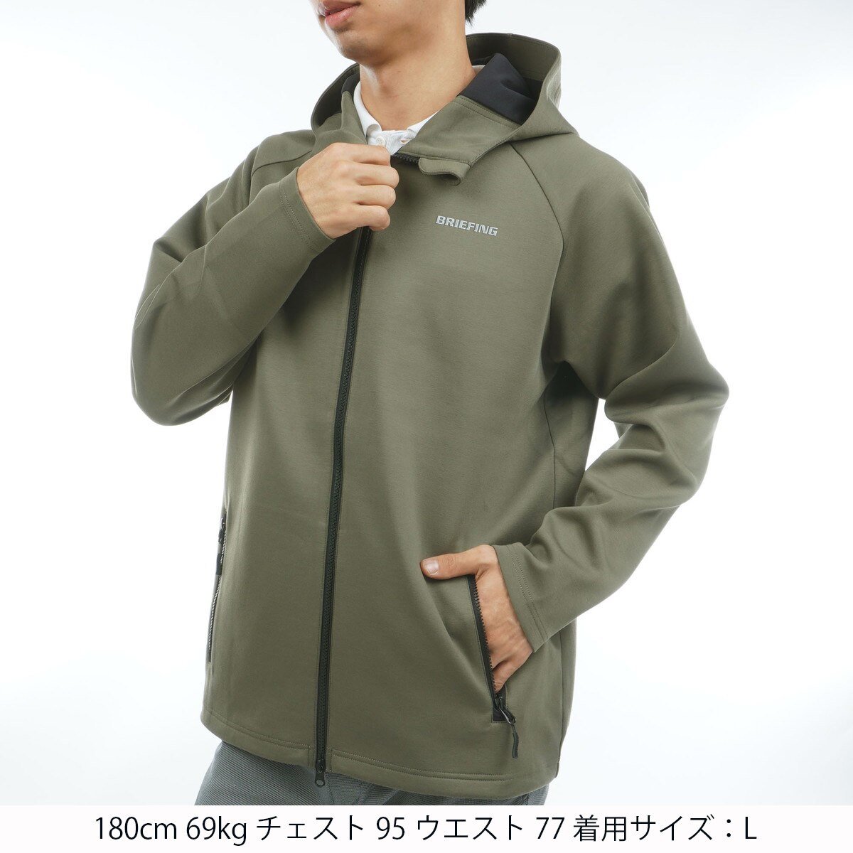 ウォーム 3D ロゴ パーカー(中間着(セーター、トレーナー))|BRIEFING