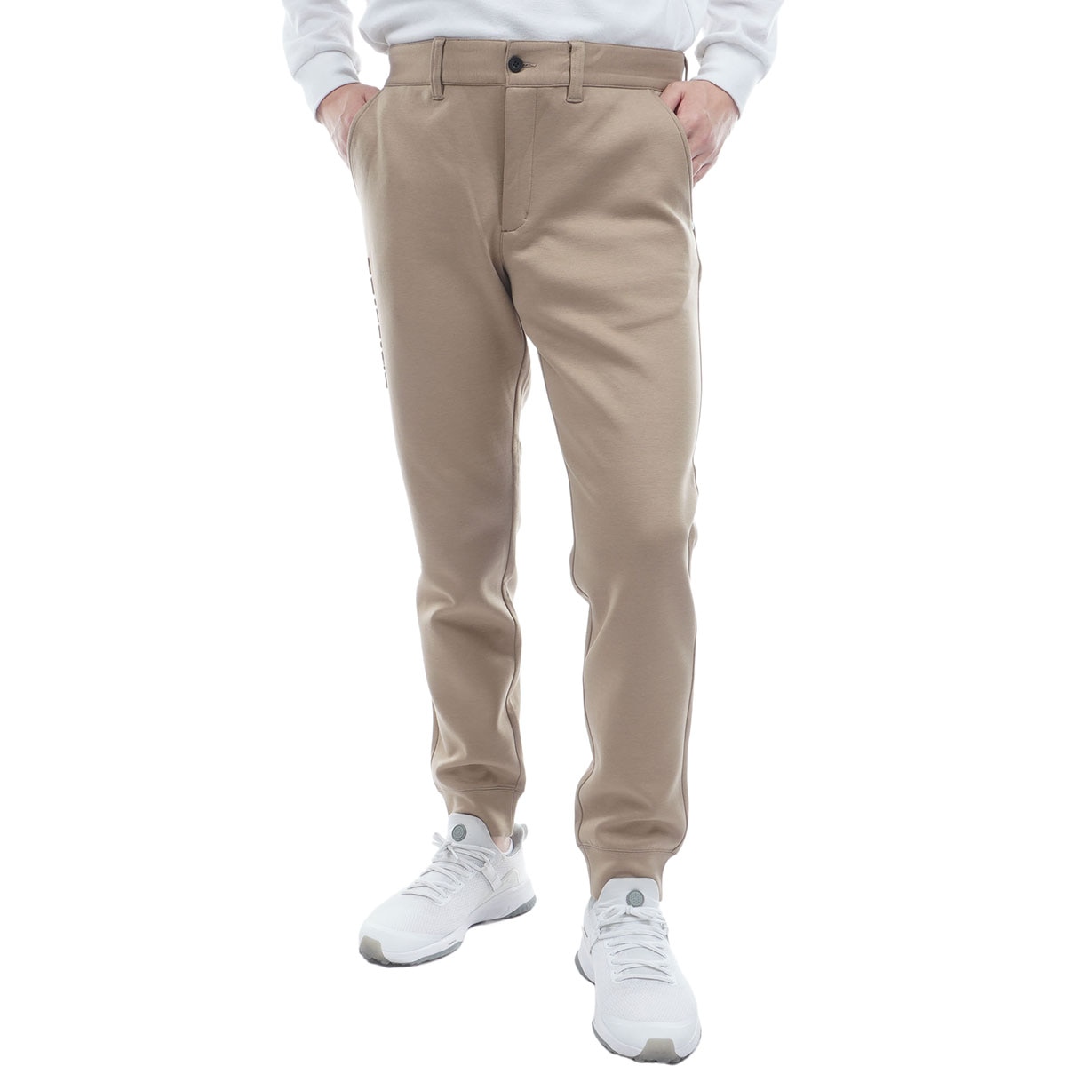 【秋冬仕様】 WARM 3D LOGO JOGGER PANTS grey M BRIEFING GOLF - MEN'S WARM 3D LOGO JOGGER PANTS | ロングパンツ