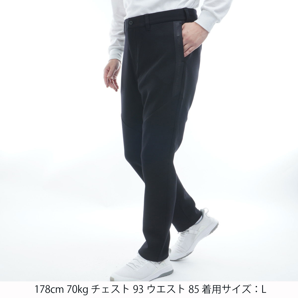 ウォーム ロゴ ライン パンツ(ロングパンツ)|BRIEFING(ブリーフィング