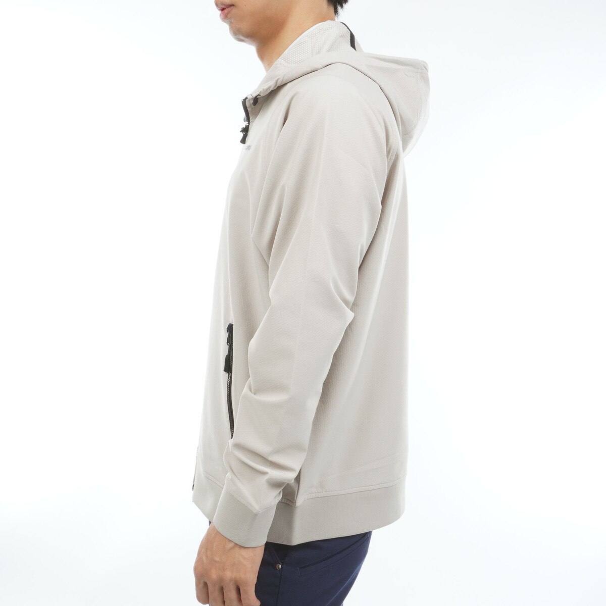 ストレッチ 裏起毛 ストームフリース BACK DOTS パーカー(中間着