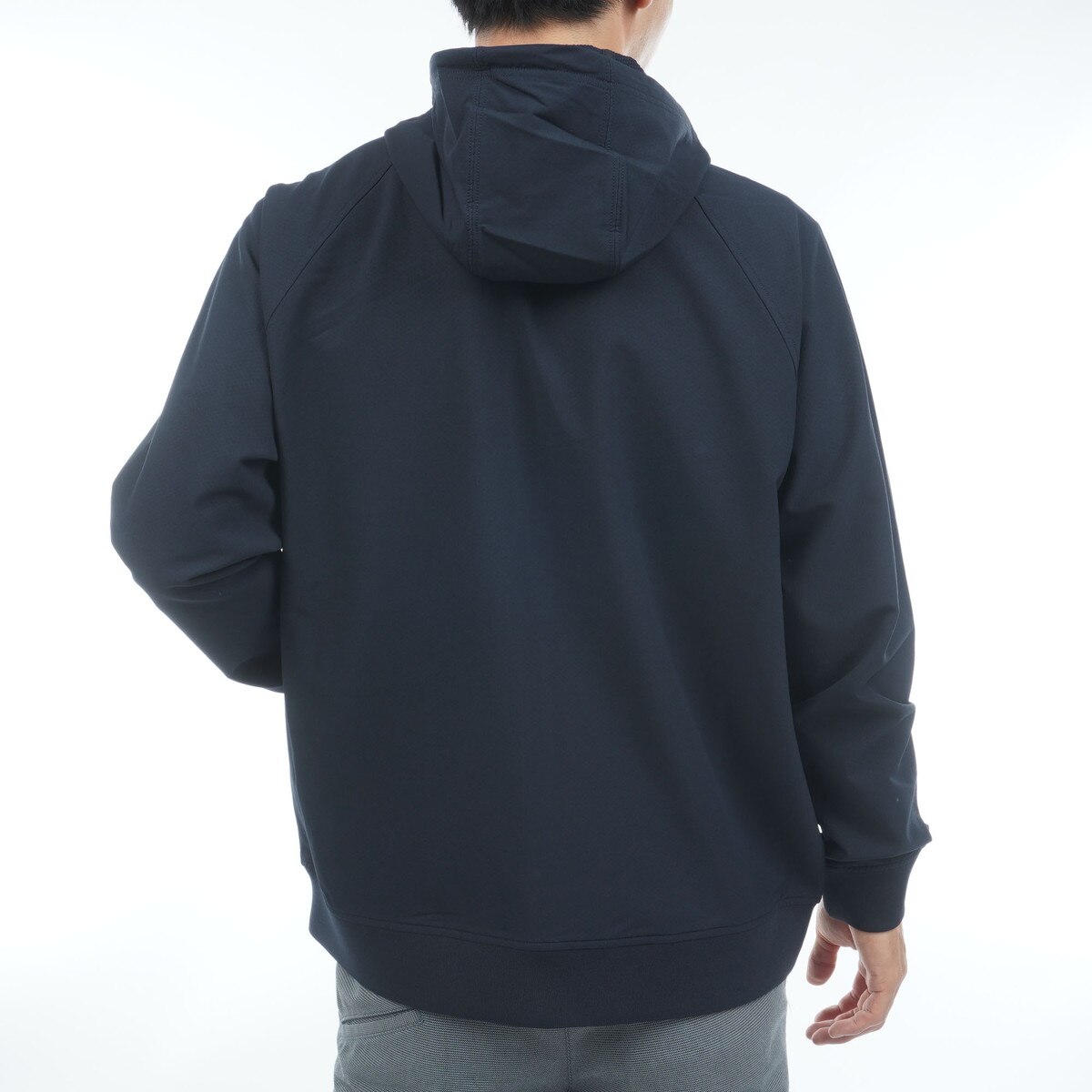 ストレッチ 裏起毛 ストームフリース BACK DOTS パーカー(中間着