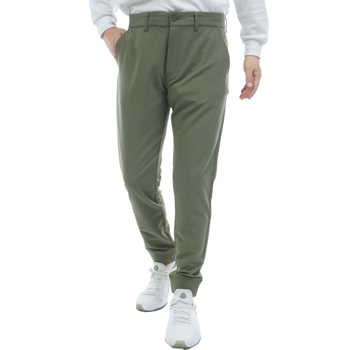 ストレッチ 裏起毛 ストームフリース BACK DOTS ジョガー パンツ