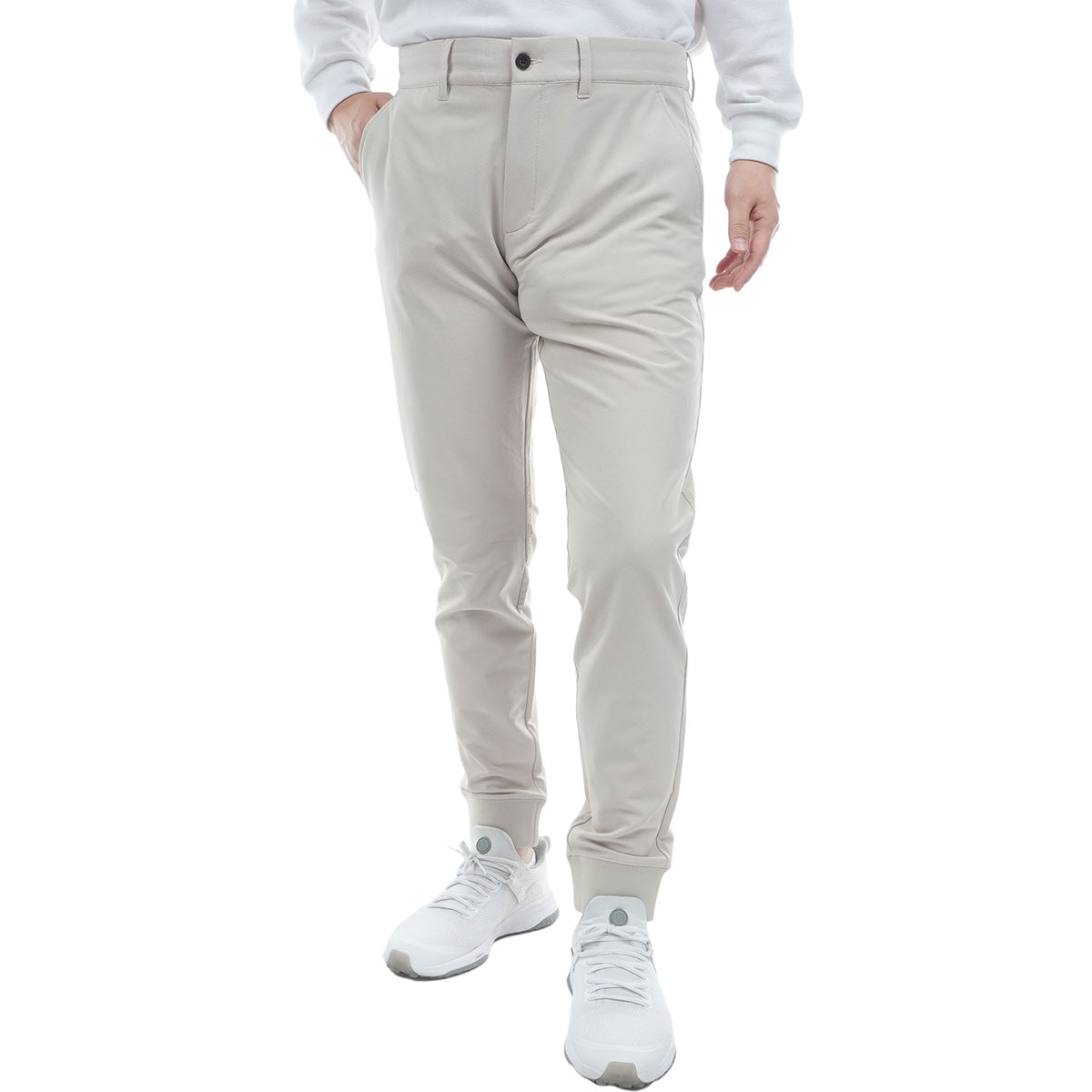 ストレッチ 裏起毛 ストームフリース BACK DOTS ジョガー パンツ