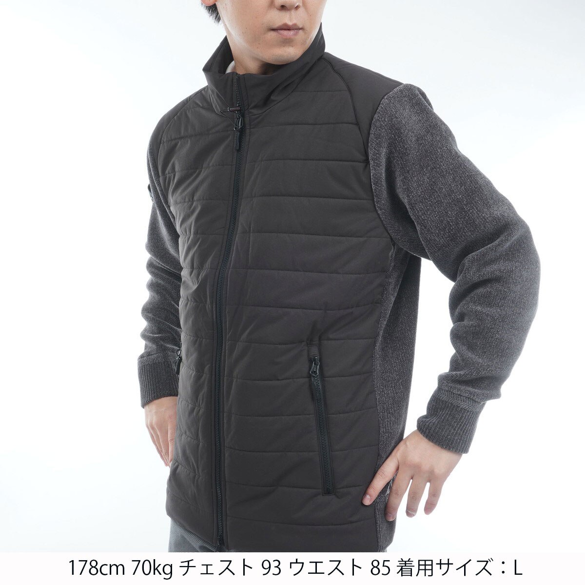 新品未使用品！ブリーフィング メンズウインドブロックニットブルゾン Lサイズ MEN'S WINDBLOCK MOLE YARN KNIT BLOUSON（メンズ ウィンドブロック