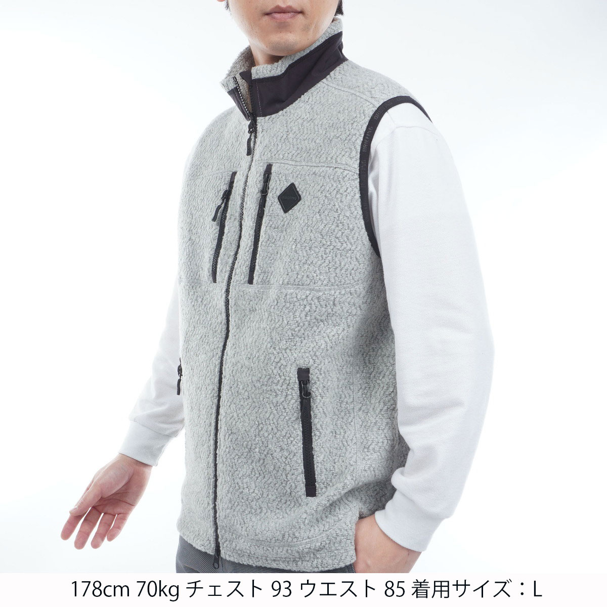 ウール ボア ベスト(ベスト)|BRIEFING(ブリーフィング) BRG253M46の