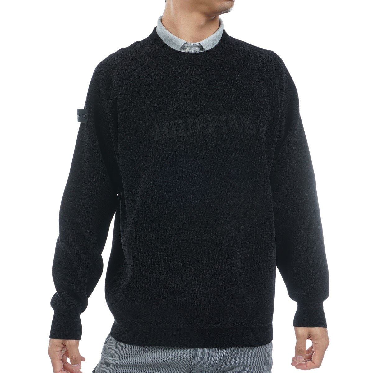 モールヤーン ロゴ クルーネック セーター(中間着(セーター