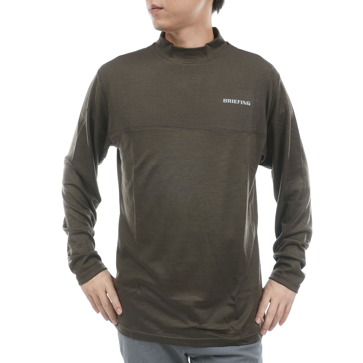 ウール ハイネック長袖シャツ(長袖シャツ・ポロシャツ)|BRIEFING