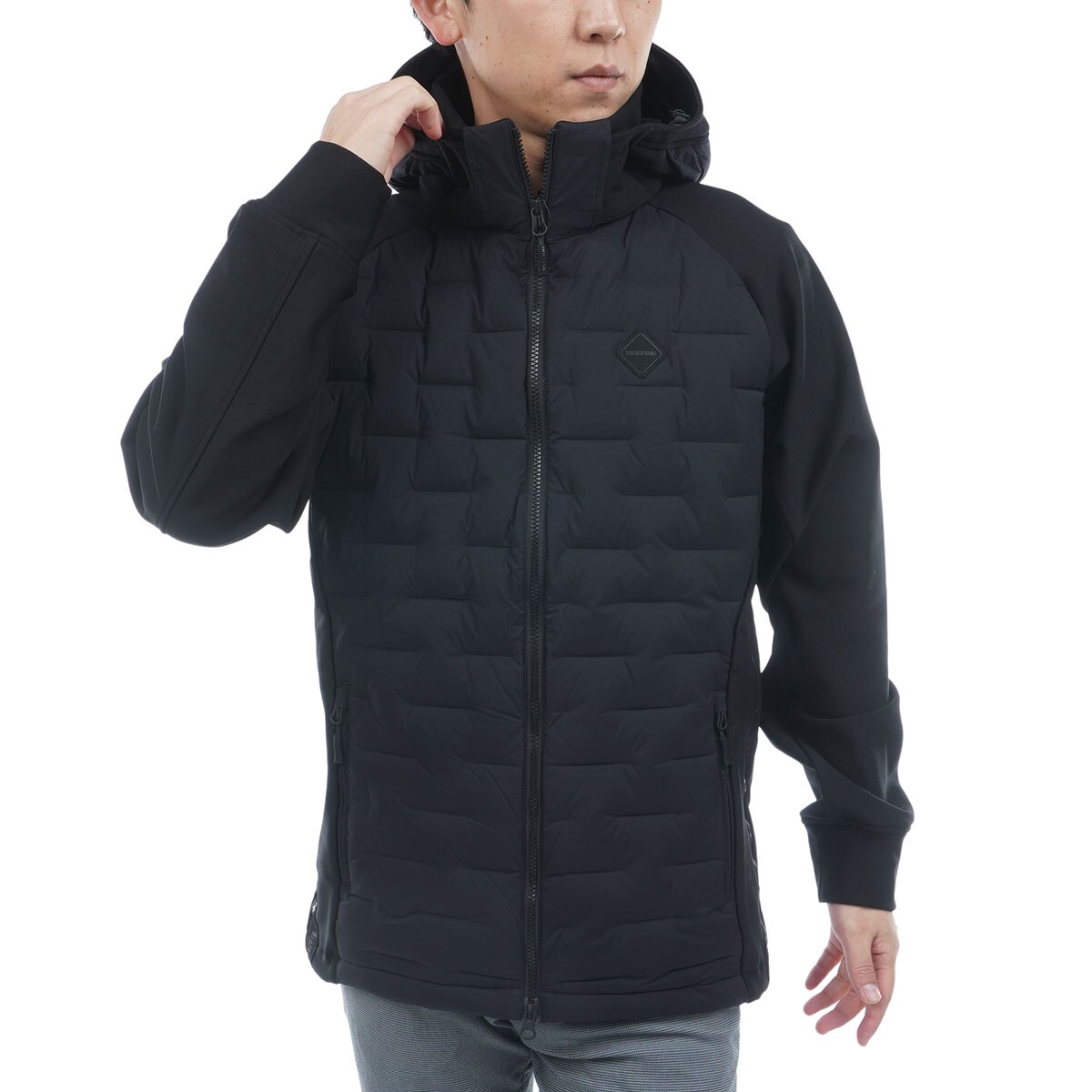 ストレッチ 2WAY ハイブリッド ダウン パーカー(アウター(ブルゾン