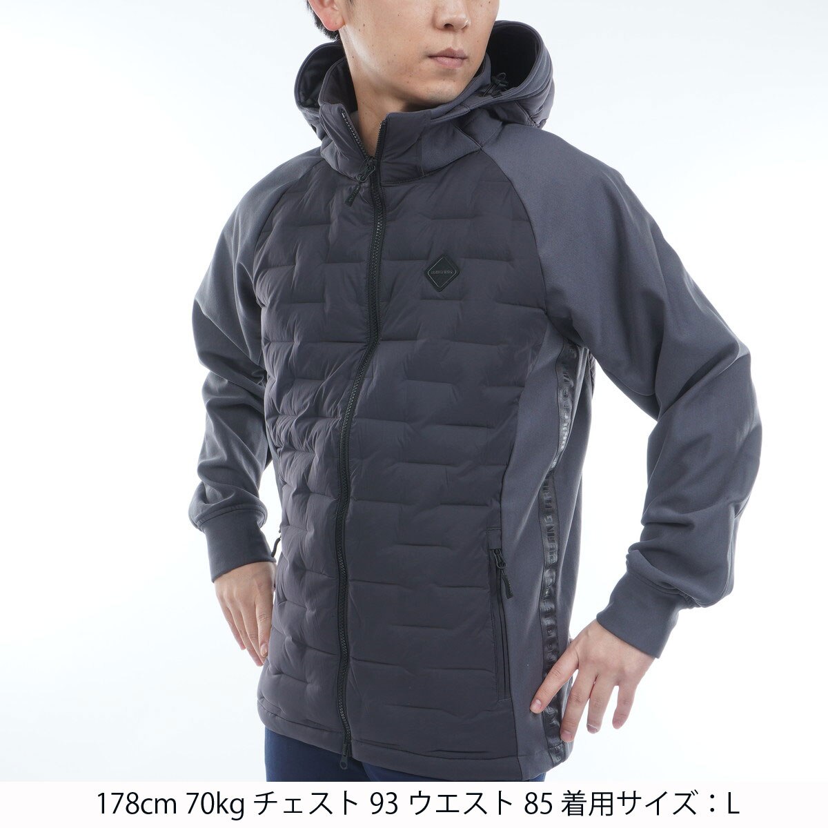 ストレッチ 2WAY ハイブリッド ダウン パーカー(アウター(ブルゾン