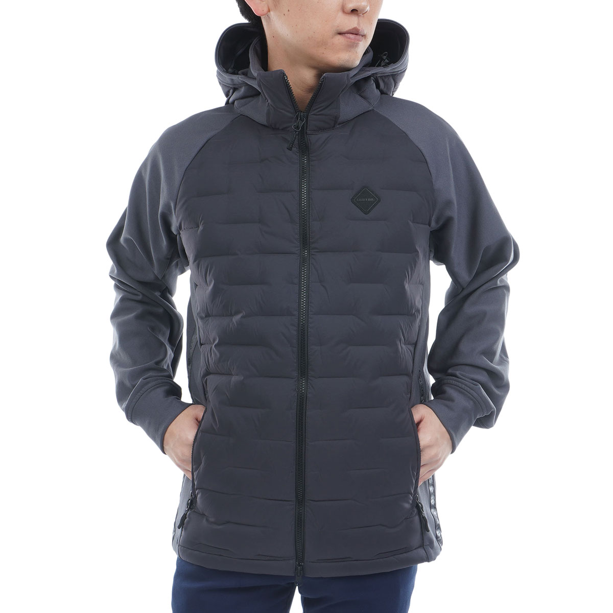 ストレッチ 2WAY ハイブリッド ダウン パーカー(アウター(ブルゾン