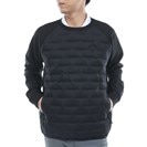 ストレッチ ハイブリッド クルーネック ダウンジャケット