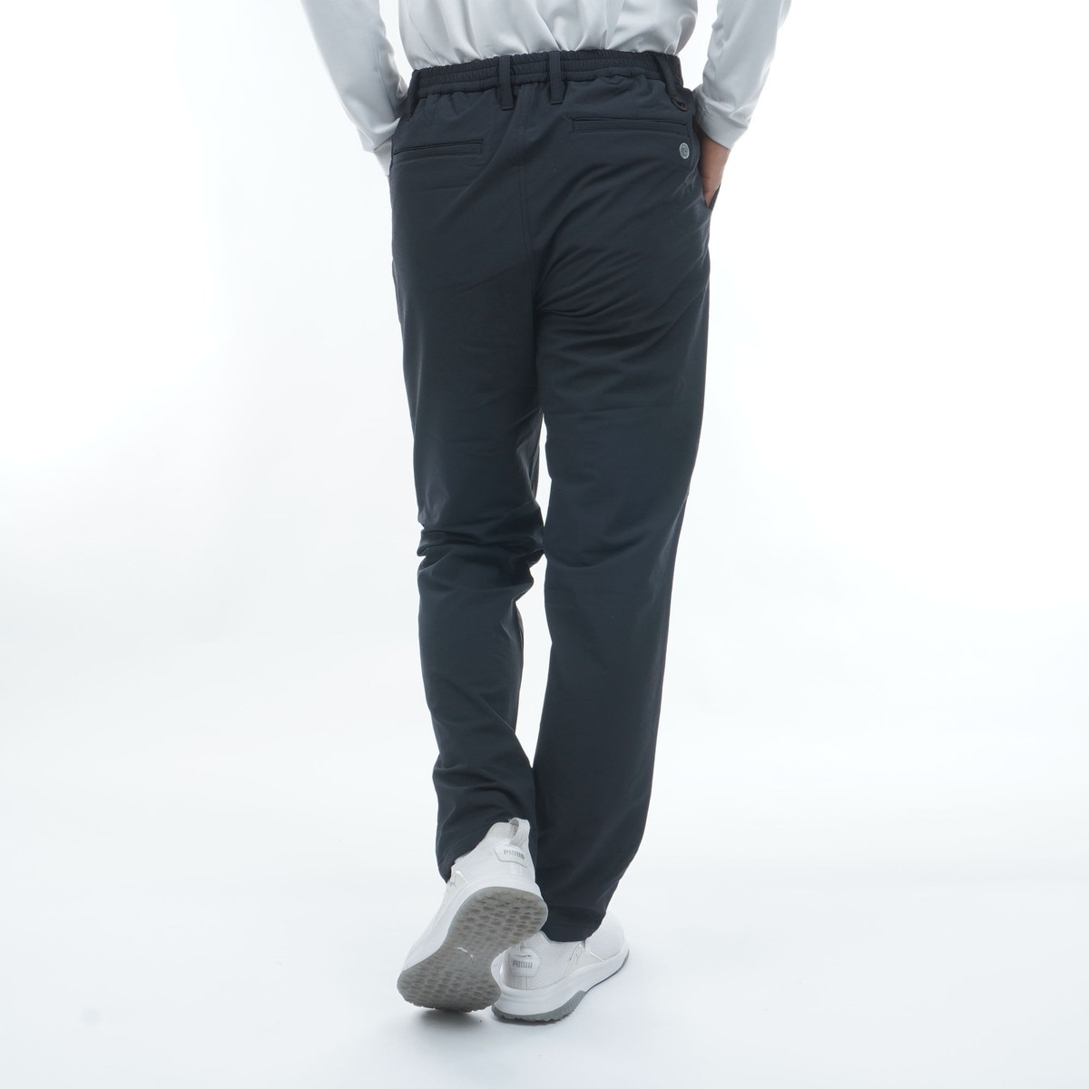 ストレッチ 裏起毛 ストームフリース ワイドテーパード ワンタック