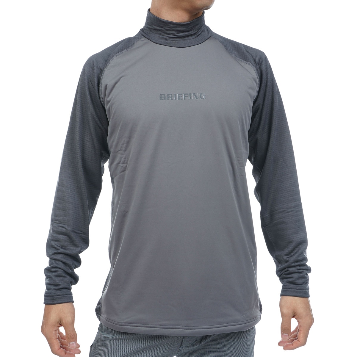 ストレッチ ウインドブロック ハイネック長袖シャツ(長袖シャツ