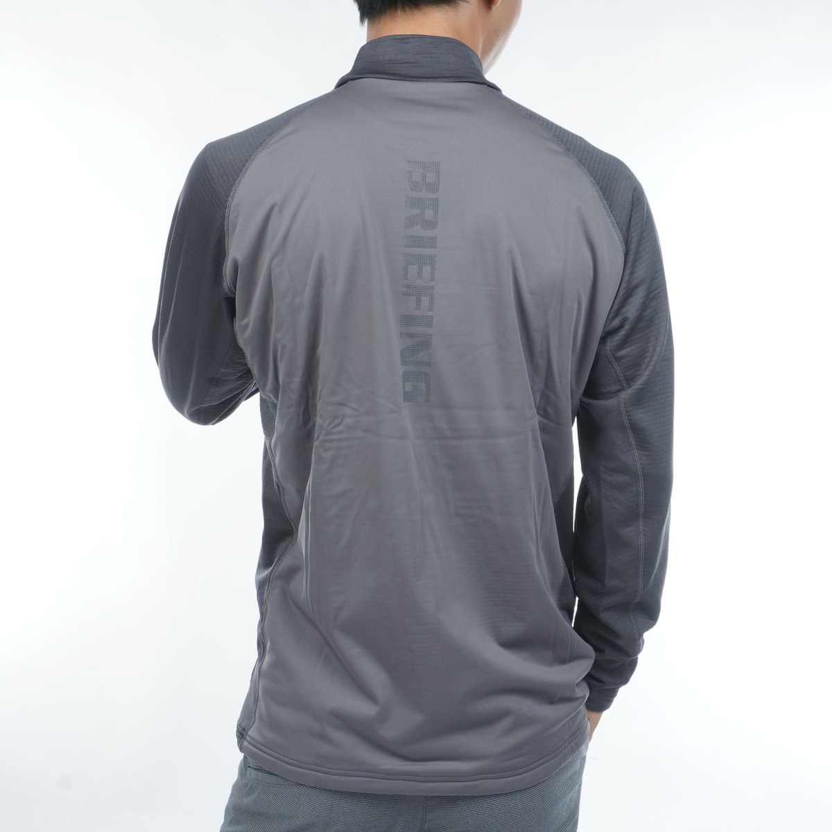 ストレッチ ウインドブロック ハイネック長袖シャツ(長袖シャツ