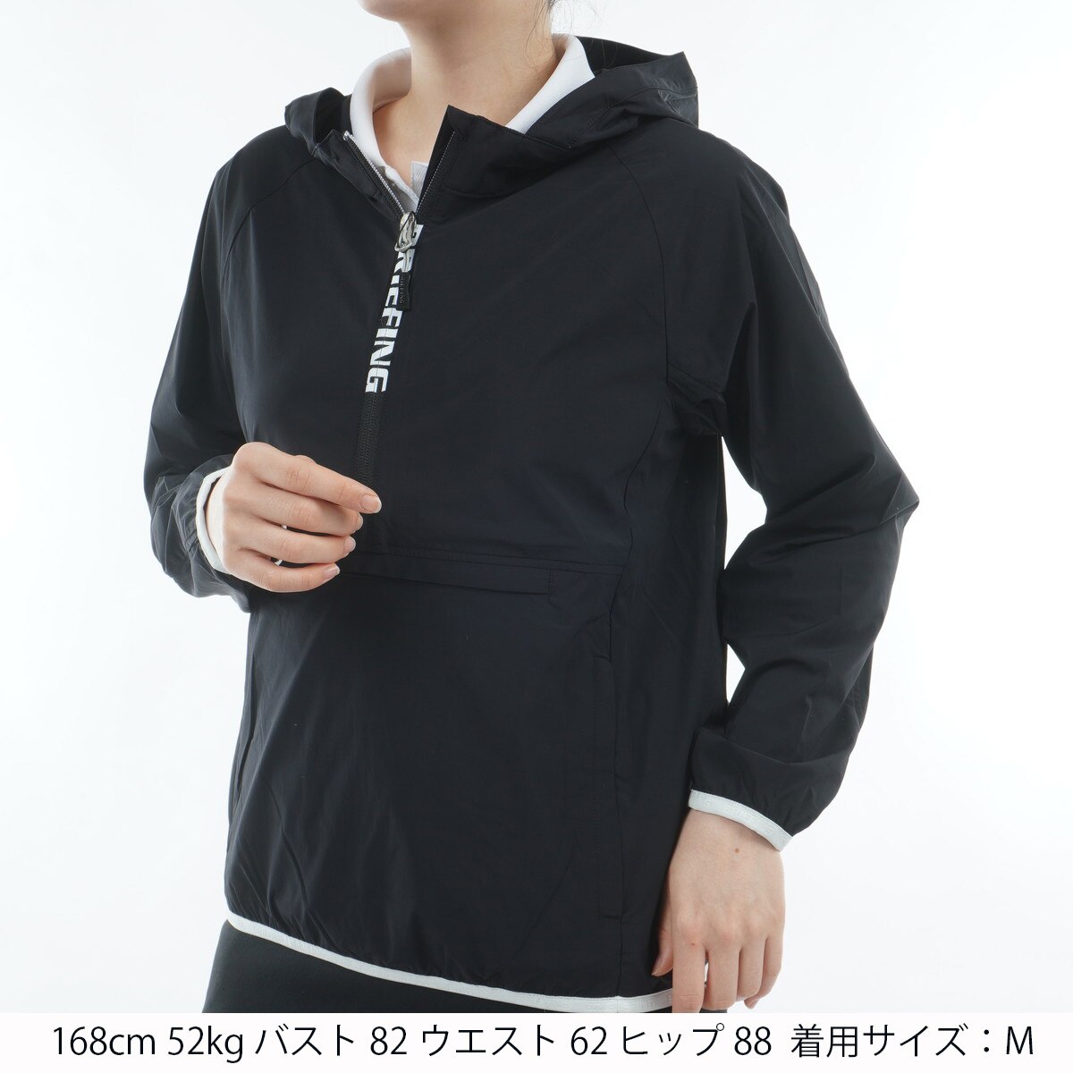 【新品・タグ付き】 今期新作 BRIEFING ウィンドアノラック 黒 M MEN'S POCKETABLE WIND ANORAK（メンズ ポケッタブル ウィンド