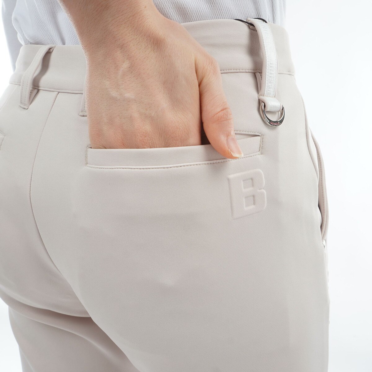 ストレッチ 3D ロゴ スリム パンツ レディス(ロングパンツ)|BRIEFING