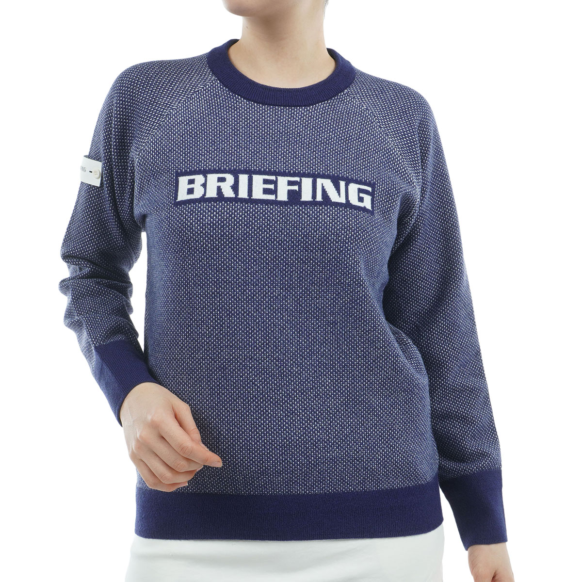 バーズアイ ロゴ クルーネック セーター レディス(中間着(セーター