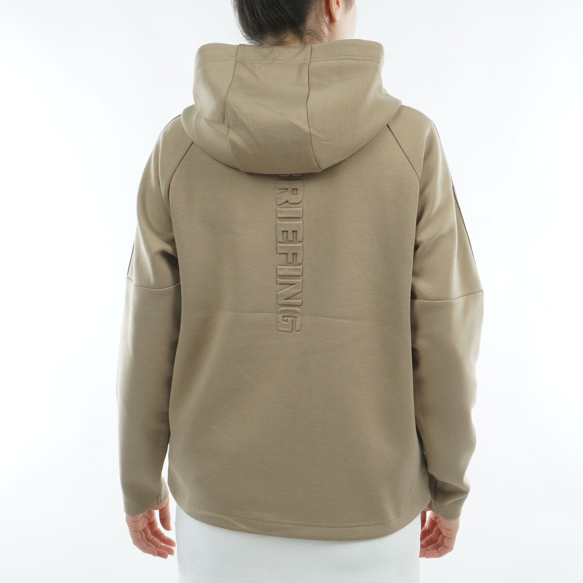 ウォーム ロゴ ライン パーカー レディス(中間着(セーター、トレーナー