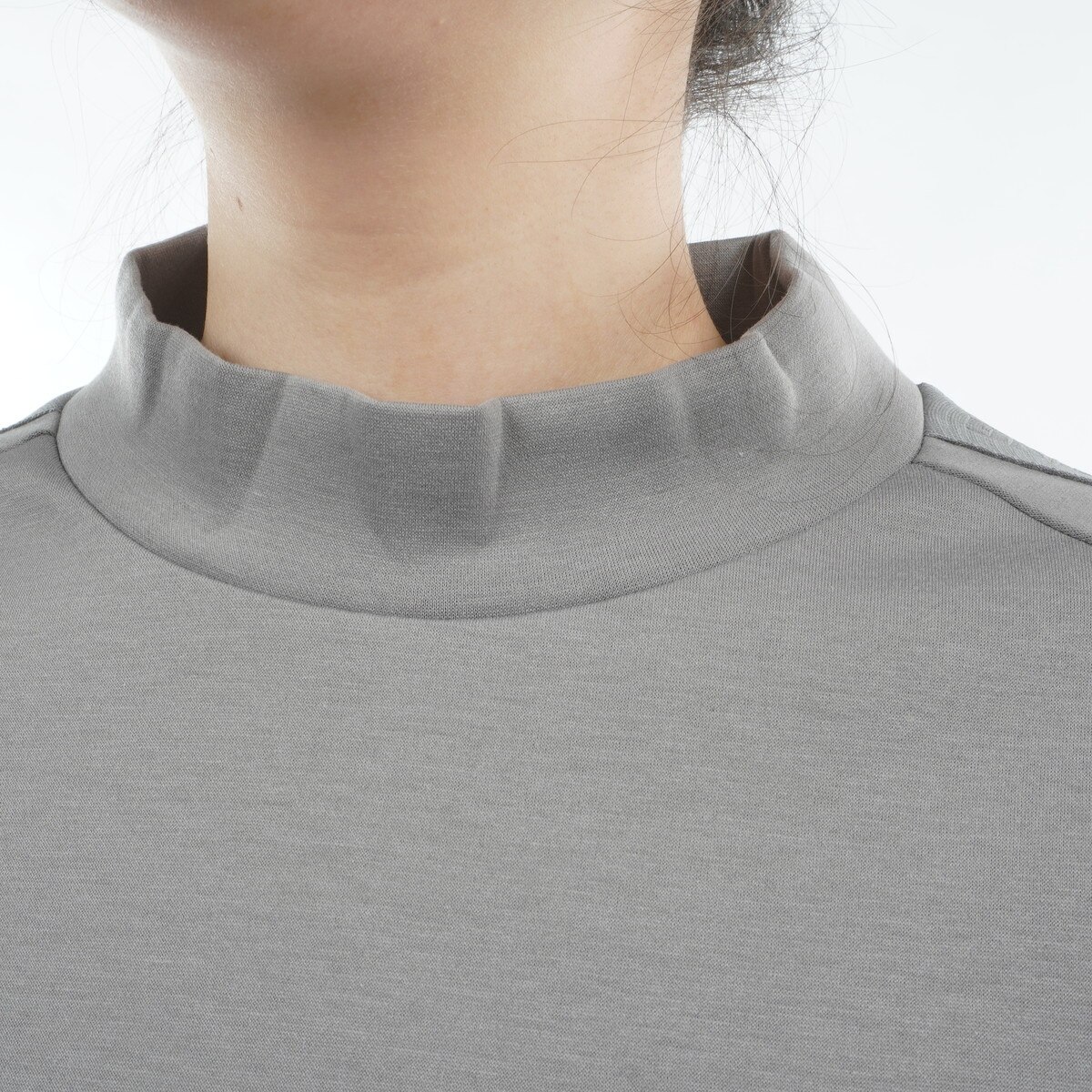 ウォーム ロゴ ライン ハイネック ワンピース レディス(ワンピース