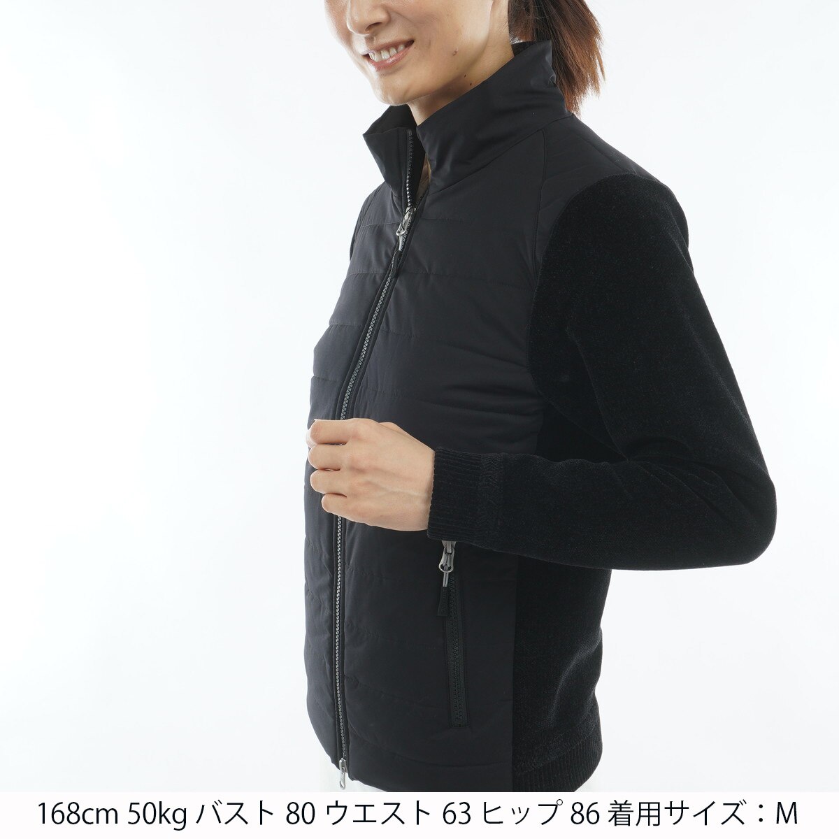 ブリーフィング レディース サイドロゴ ジャケット M 定価63300円 ブリーフィングゴルフサイドレディースロゴライン ジップアップ