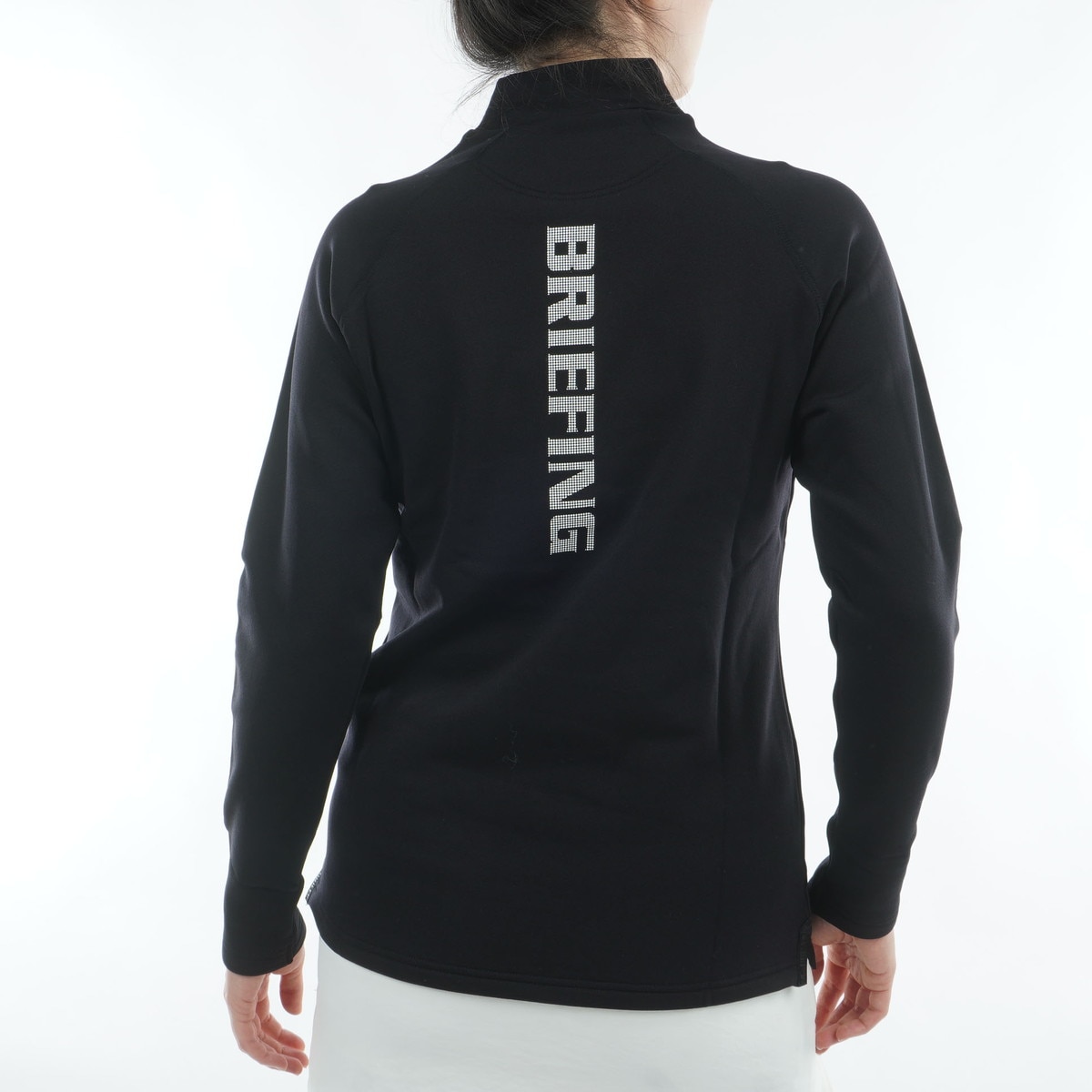 ストレッチ 裏起毛 ウォーム ハイネック長袖シャツ レディス(長袖