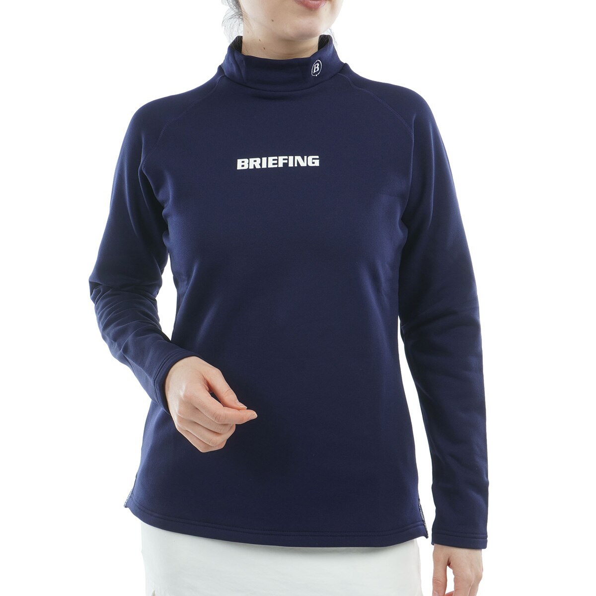 ブリーフィング ゴルフ ウェア レディース ツアーハイネック ネイビー M美品 ブリーフィング ゴルフ ウェア レディース ツアーハイネック ネイビー