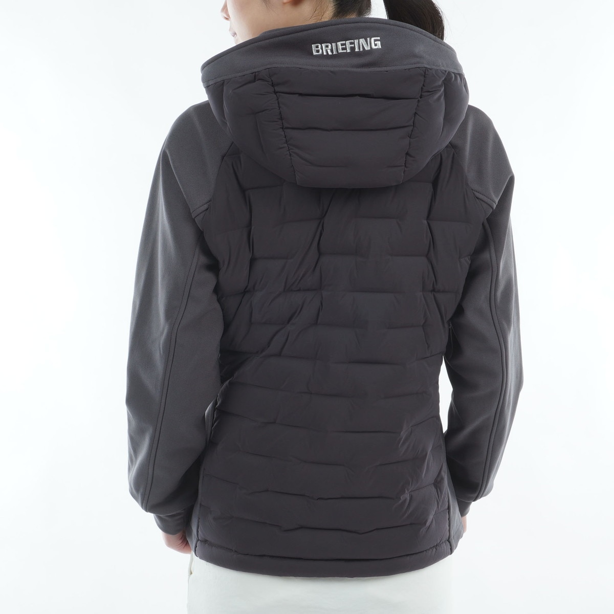 ストレッチ 2WAY ハイブリッド ダウン パーカー レディス(アウター