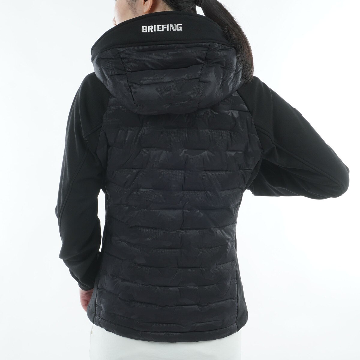 ストレッチ 2WAY ハイブリッド ダウン パーカー レディス(アウター