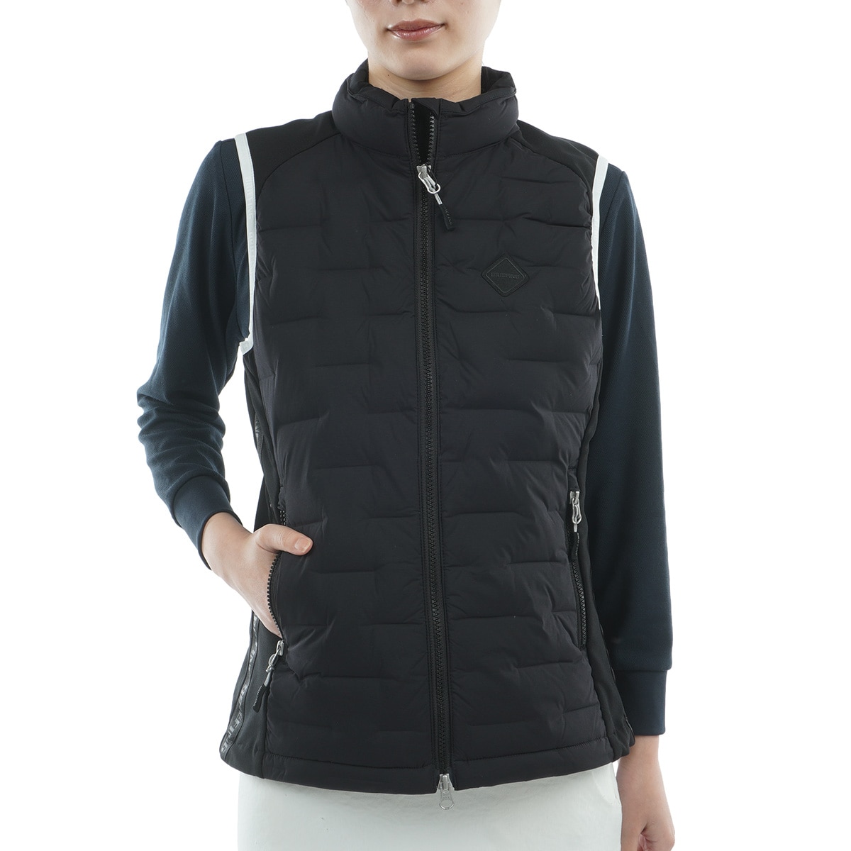 ストレッチ ハイブリッド ダウン ベスト レディス(ベスト)|BRIEFING