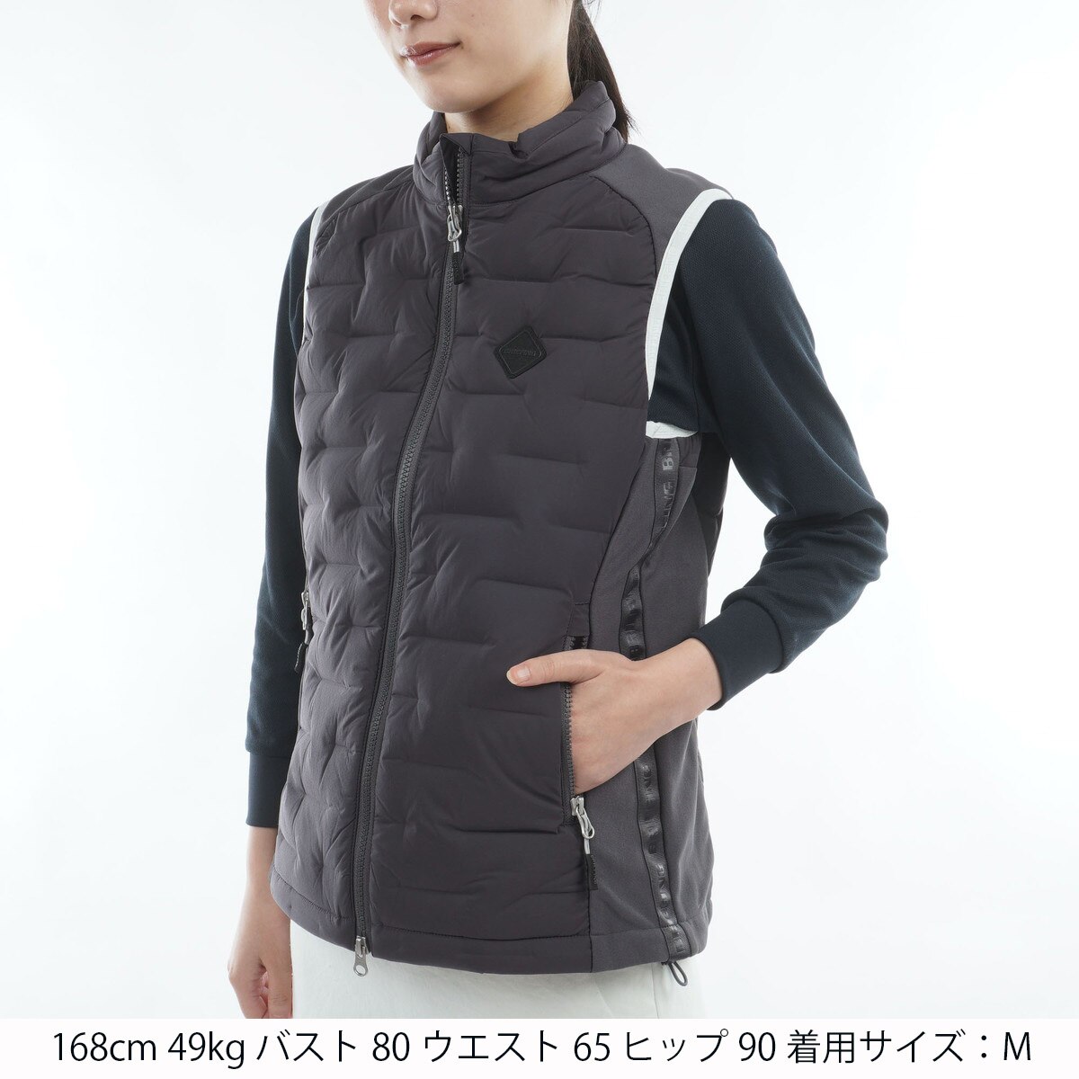 ストレッチ ハイブリッド ダウン ベスト レディス(ベスト)|BRIEFING