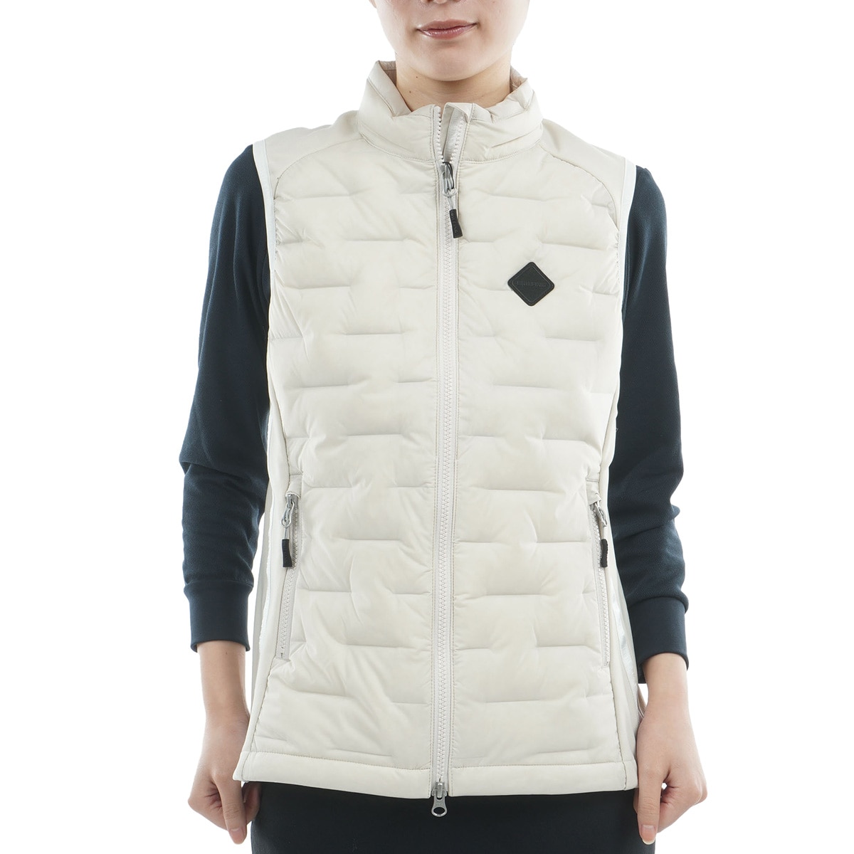 ストレッチ ハイブリッド ダウン ベスト レディス(ベスト)|BRIEFING