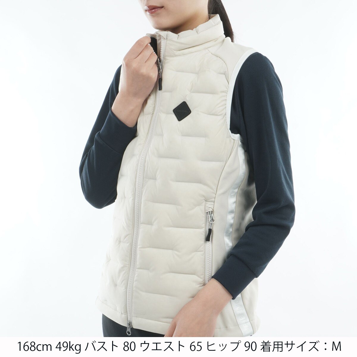ストレッチ ハイブリッド ダウン ベスト レディス(ベスト)|BRIEFING