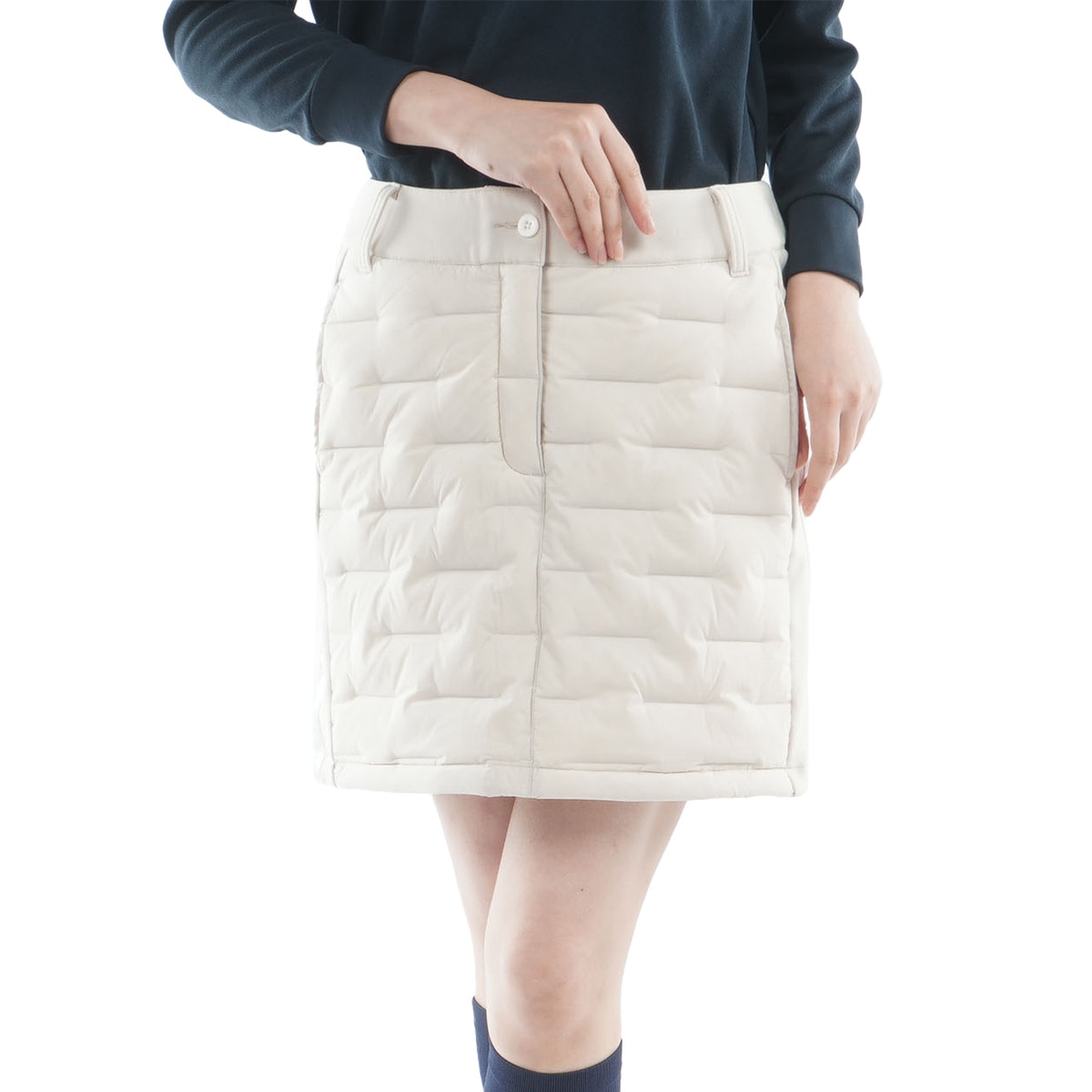 ストレッチ ハイブリッド ダウン スカート レディス(スカート