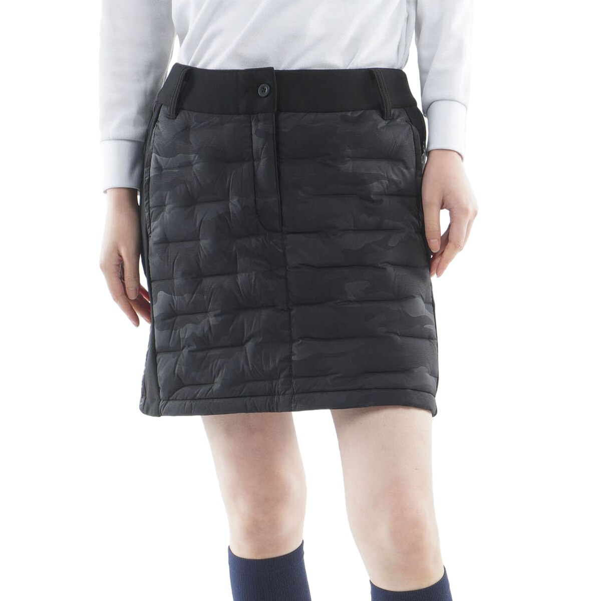 【美品✨】ブリーフィング　ゴルフ　スカート　ミニスカート　ラインロゴ　黒　S BRIEFING GOLF セール20%OFF 日本正規品 ブリーフィング ゴルフ ウェア